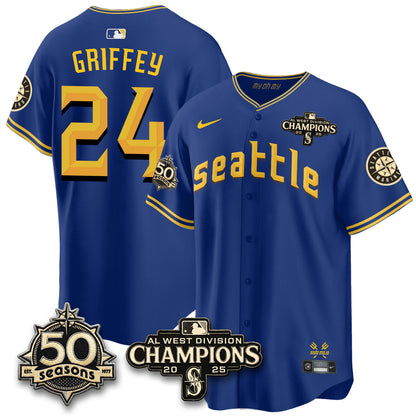 SEA Vapor Premier Limited Jersey - 50th Anniversary & AL West Division Champions - Steelheads Community Funds - All Stitched