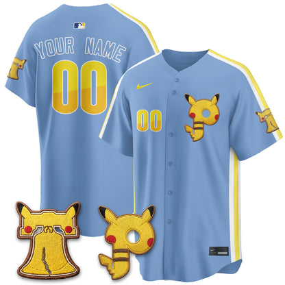 Philadelphia Phillies x PKM Edition Vapor Limited Custom Jersey - Stitched-NQD