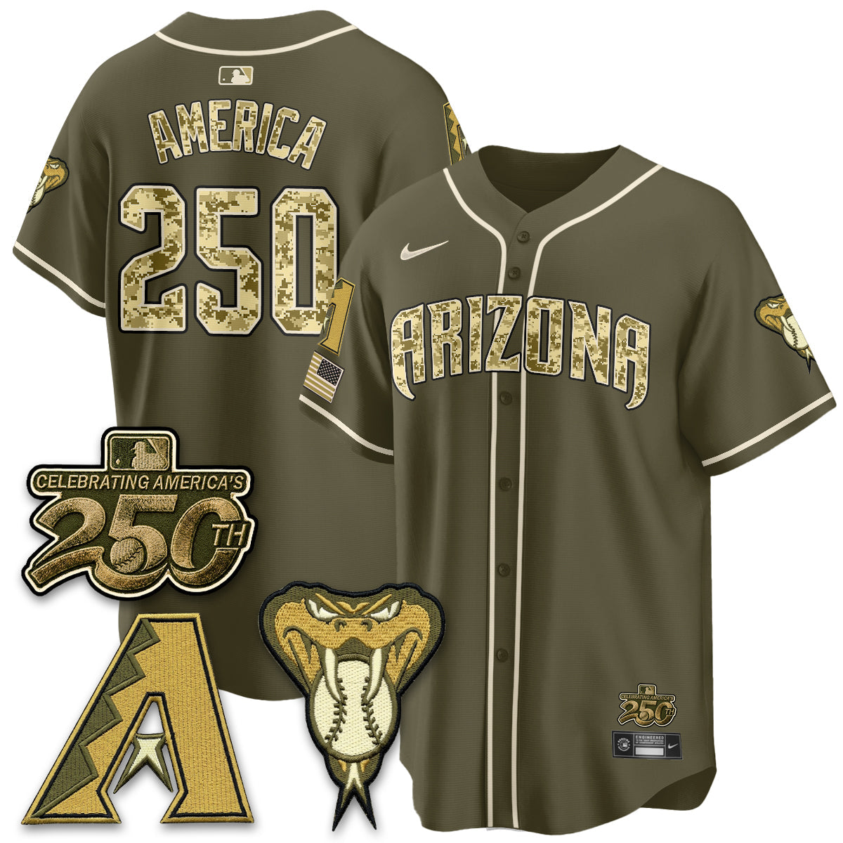 ARI Salute to Service 2026 Vapor Premier Limited Jersey - Stitched-NQD