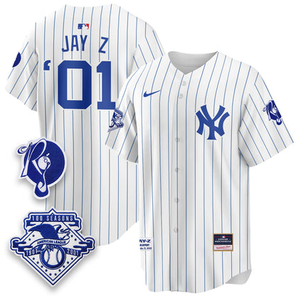 NYY x Jay Z Edition Vapor Jersey - Stitched-NQD