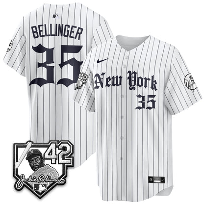 NYY 2026 Jackie Robinson Day Gothic Vapor Limited Jersey - Stitched-NQD