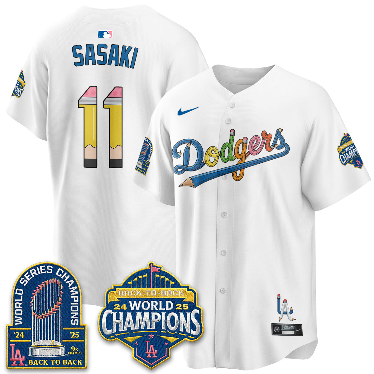 LAD x Back to School Style Vapor Jersey - Stitched-NQD