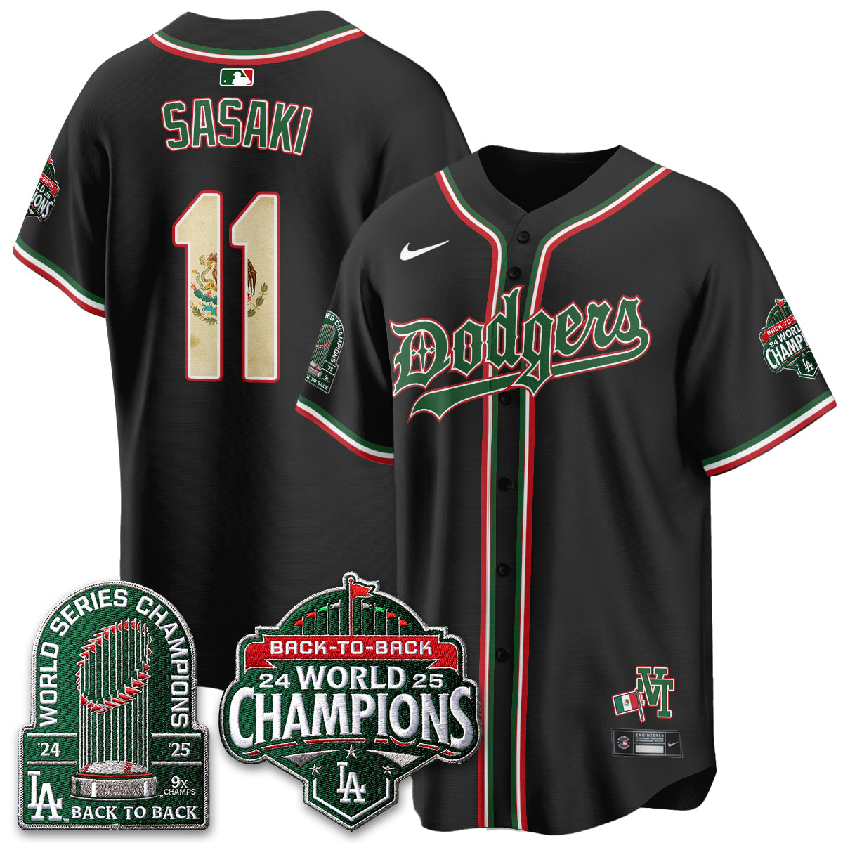 LAD x Mexico Style Vapor Jersey - Stitched-NQD