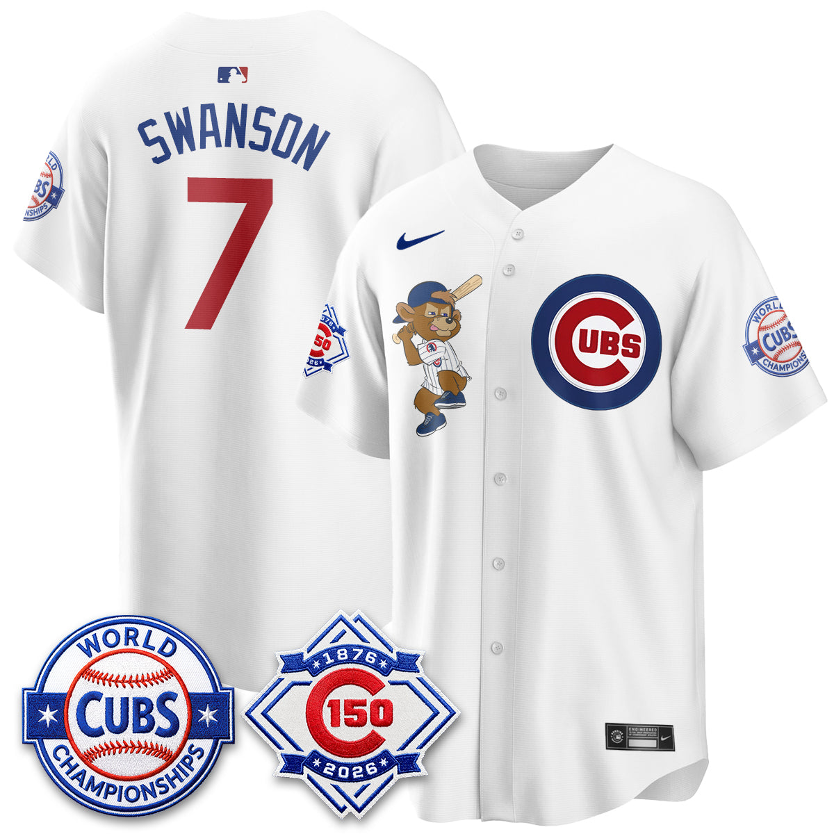 Chicago Cubs Clark Edition Vapor Limited Jersey - Stitched