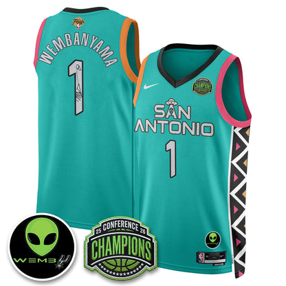 SAS 2026 Basketball Finals The Alien Vapor Jersey - Stitched-NQD