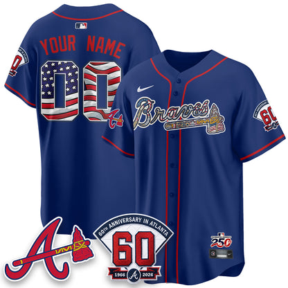 ATL 2026 Independence Day USA Vapor Limited Custom Jersey - Stitched-NQD