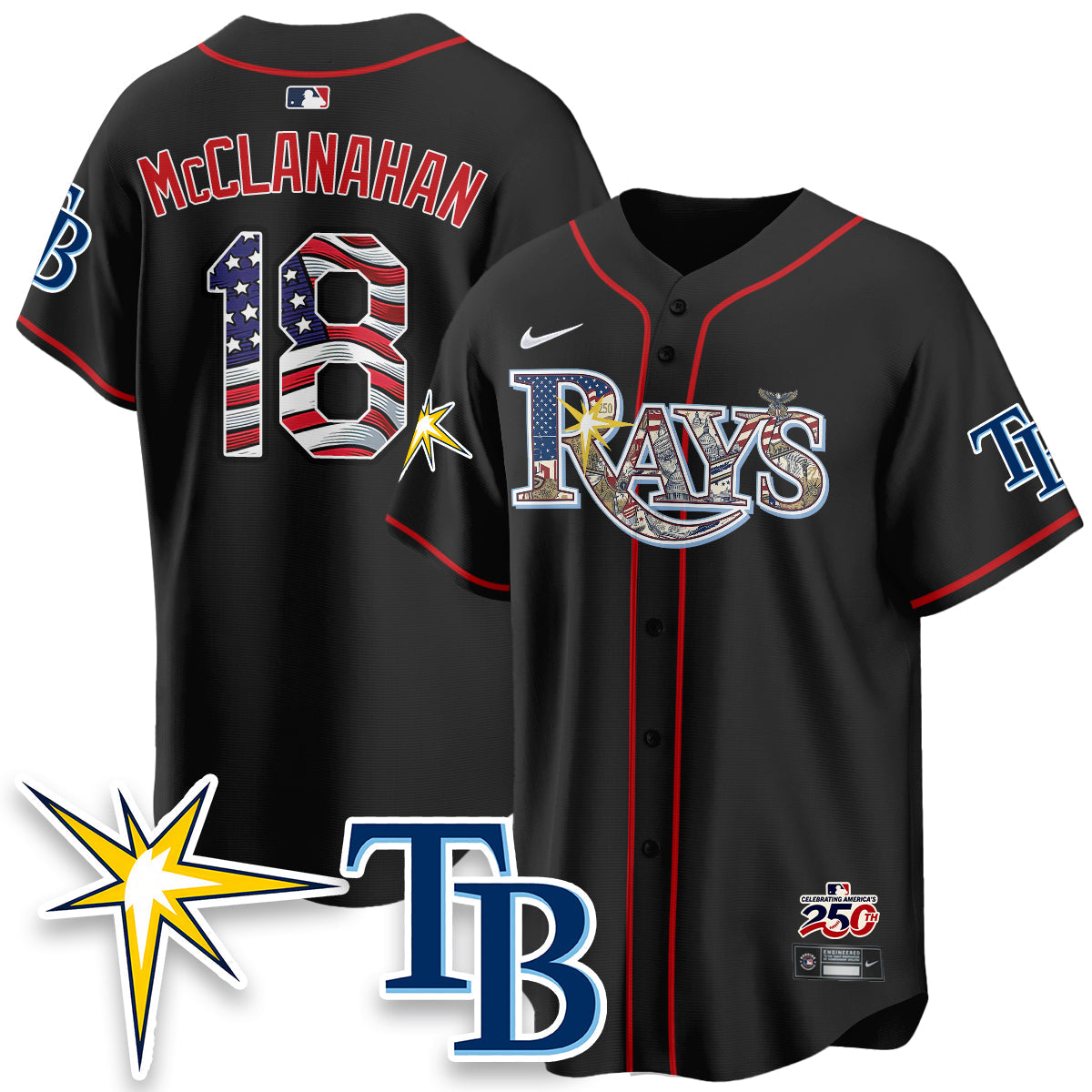 TB Independence Day USA 2026 Vapor Limited Jersey - Stitched-NQD