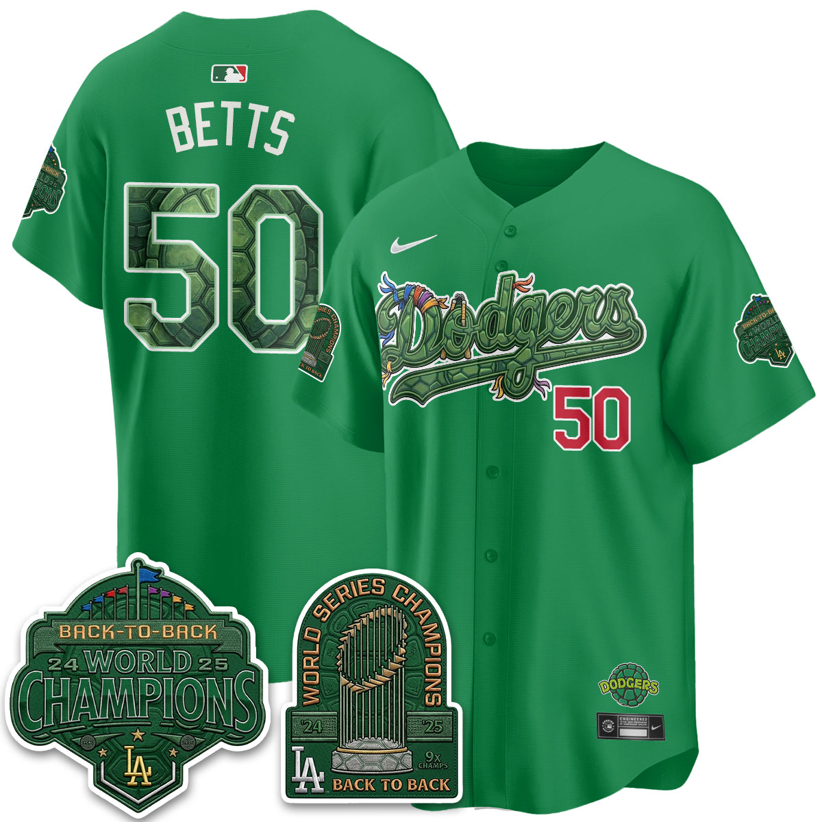 LAD x TMNT 2026 Vapor Jersey - Stitched-NQD