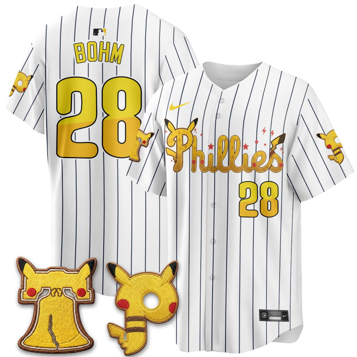 Philadelphia Phillies x PKM Edition Vapor Limited Jersey - Stitched-NQD