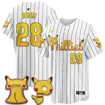 Philadelphia Phillies x PKM Edition Vapor Limited Jersey - Stitched-NQD