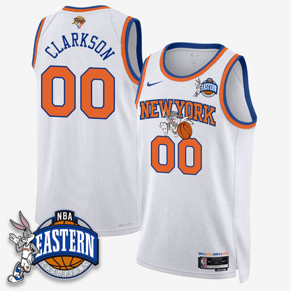 NYK 2026 NBA Finals x Bunny Vapor Jersey - Stitched