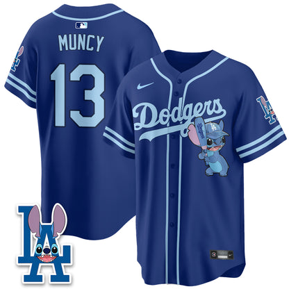 Los Angeles Dodgers x Blue Alien Edition Vapor Jersey - Stitched