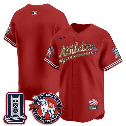 OAK  2026 Independence Day USA Vapor Jersey - Stitched-NQD