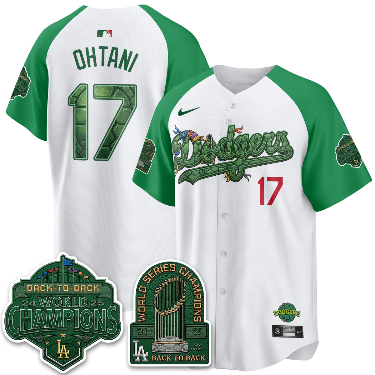 LAD x TMNT 2026 Vapor Jersey - Stitched-NQD