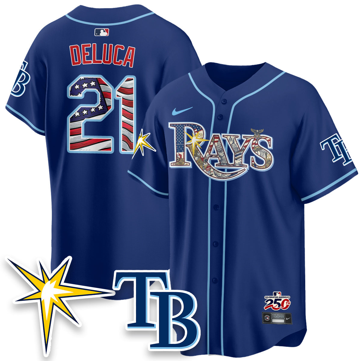 TB Independence Day USA 2026 Vapor Limited Jersey - Stitched-NQD