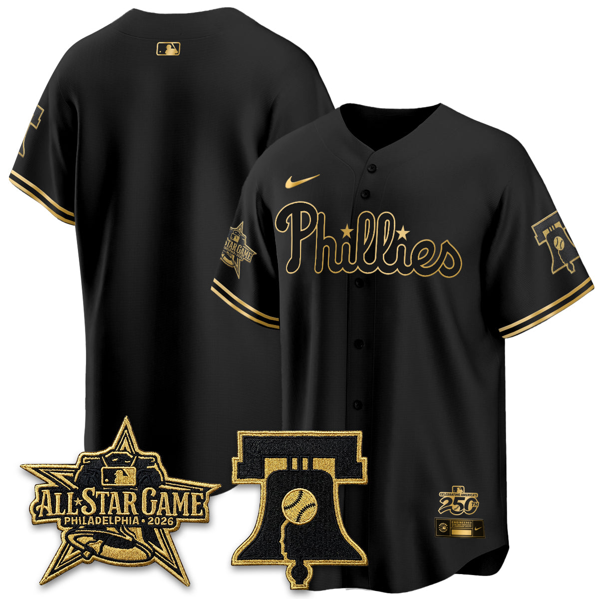PHI Fourth of July USA Vapor Limited Jersey - Stitched-NQD