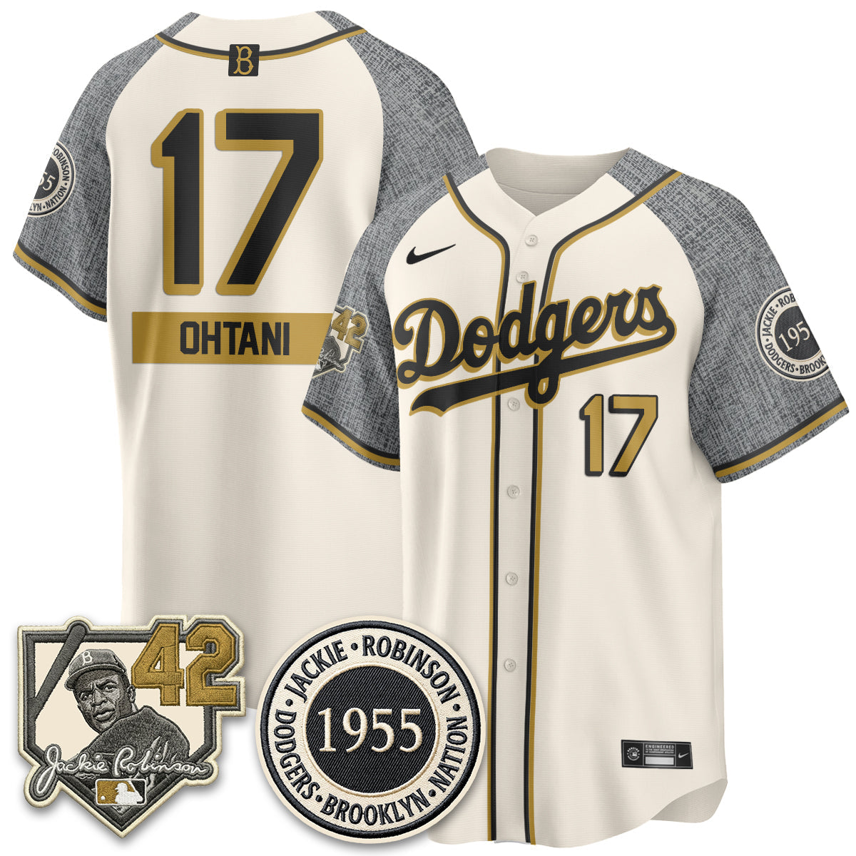 LAD 2026 New Era Jackie Robinson Vapor Limited Jersey -  All Stitched-NQD
