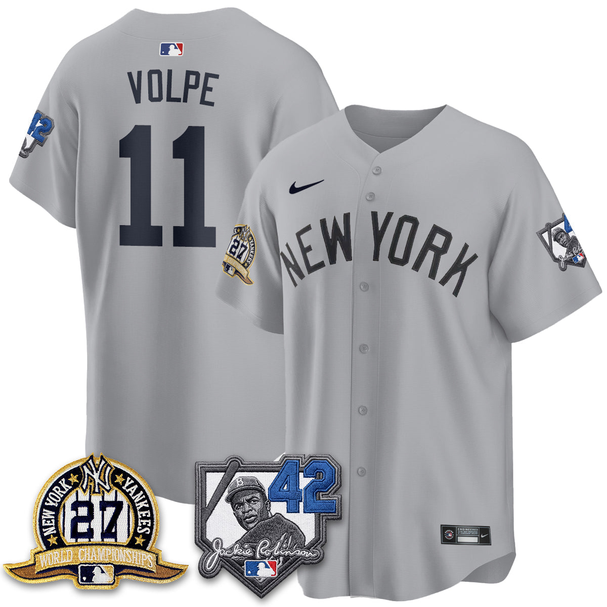 NYY 2026 Jackie Robinson Day Vapor Limited Jersey - Stitched-NQD