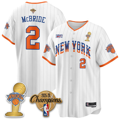 NYK 2026 NBA Champions Vapor Jersey - Stitched-NQD