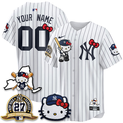 NYY Meow KT 2026 Vapor Limited Custom Jersey - All Stitched