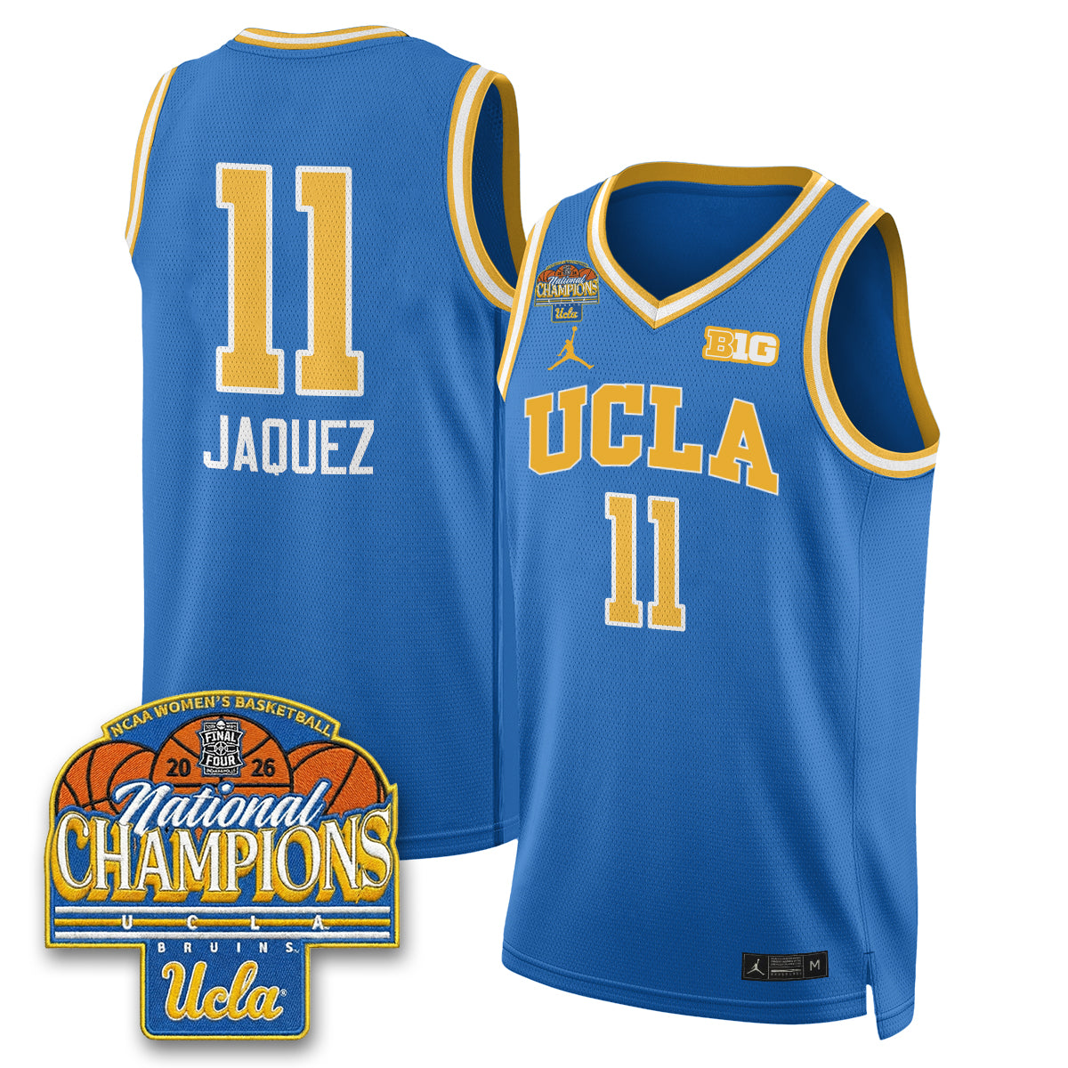 UCLA Women's Basketball National Champion 2026 Limited Jersey -  Stitched-NQD