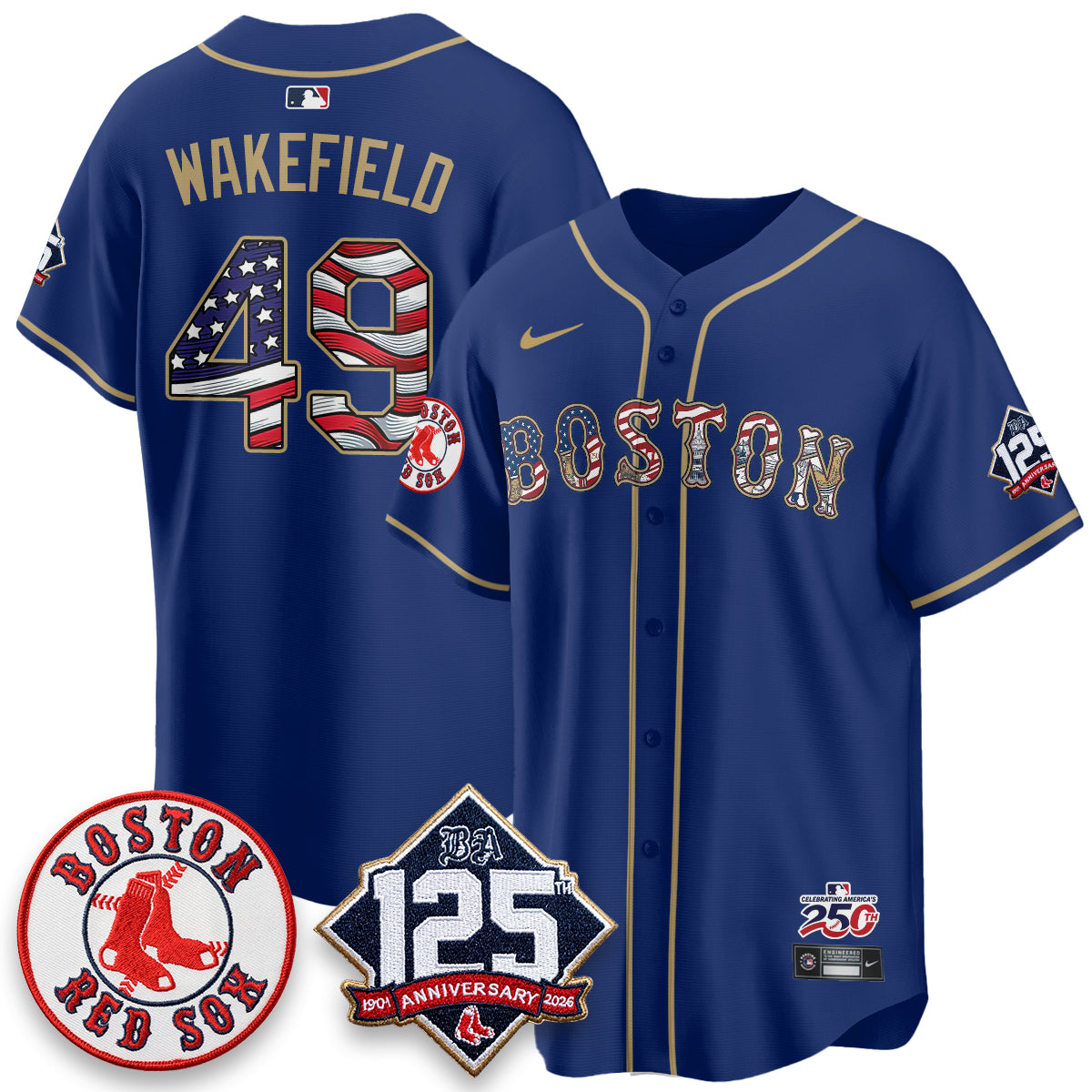BOS 2026 Independence Day USA Vapor Limited Jersey - Stitched-NQD