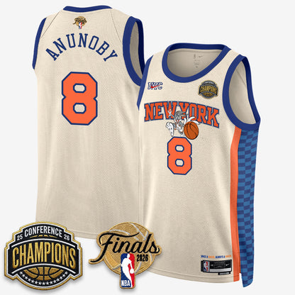 NYK 2026 NBA Eastern Conference Champions x Looney Tunes Vapor Jersey V2- Stitched-NQD