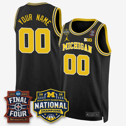 MICH 2026 NCAA Basketball Champions Limited Custom Jersey - Stitched-NQD