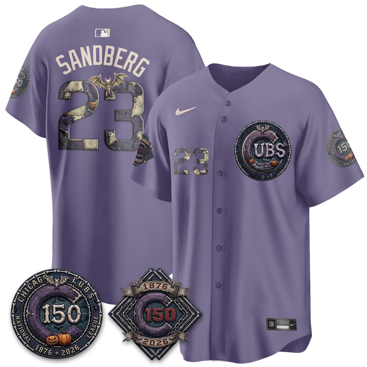 Chicago Cubs Nightmare Edition Vapor Limited Jersey - Printed