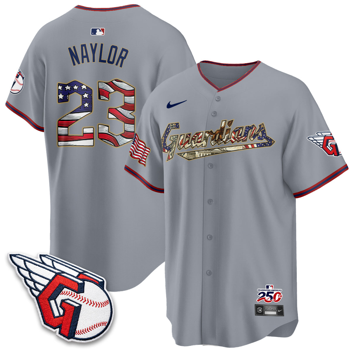 CLE 2026 Independence Day USA Vapor Jersey - Stitched-NQD