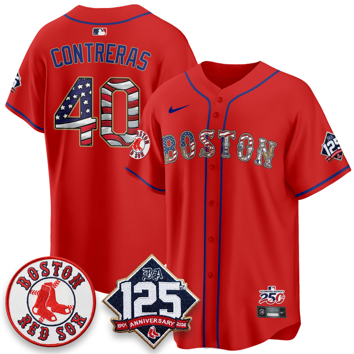 BOS 2026 Independence Day USA Vapor Limited Jersey - Stitched-NQD