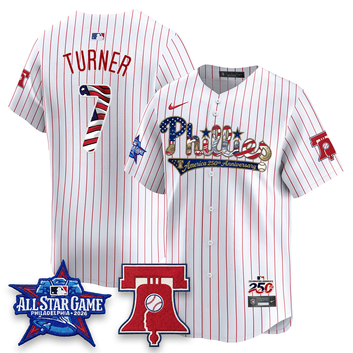 PHI 2026 Independence Day USA Vapor Limited Jersey - Stitched-DQM