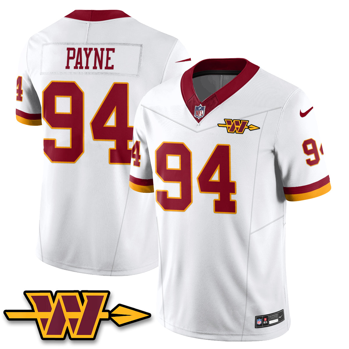 WAS Hail Raiser Vapor Jersey - Stitched-NQD