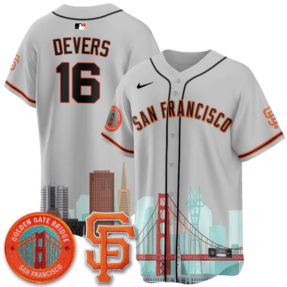 San Francisco Giants SF City Edition Vapor Jersey - Stitched