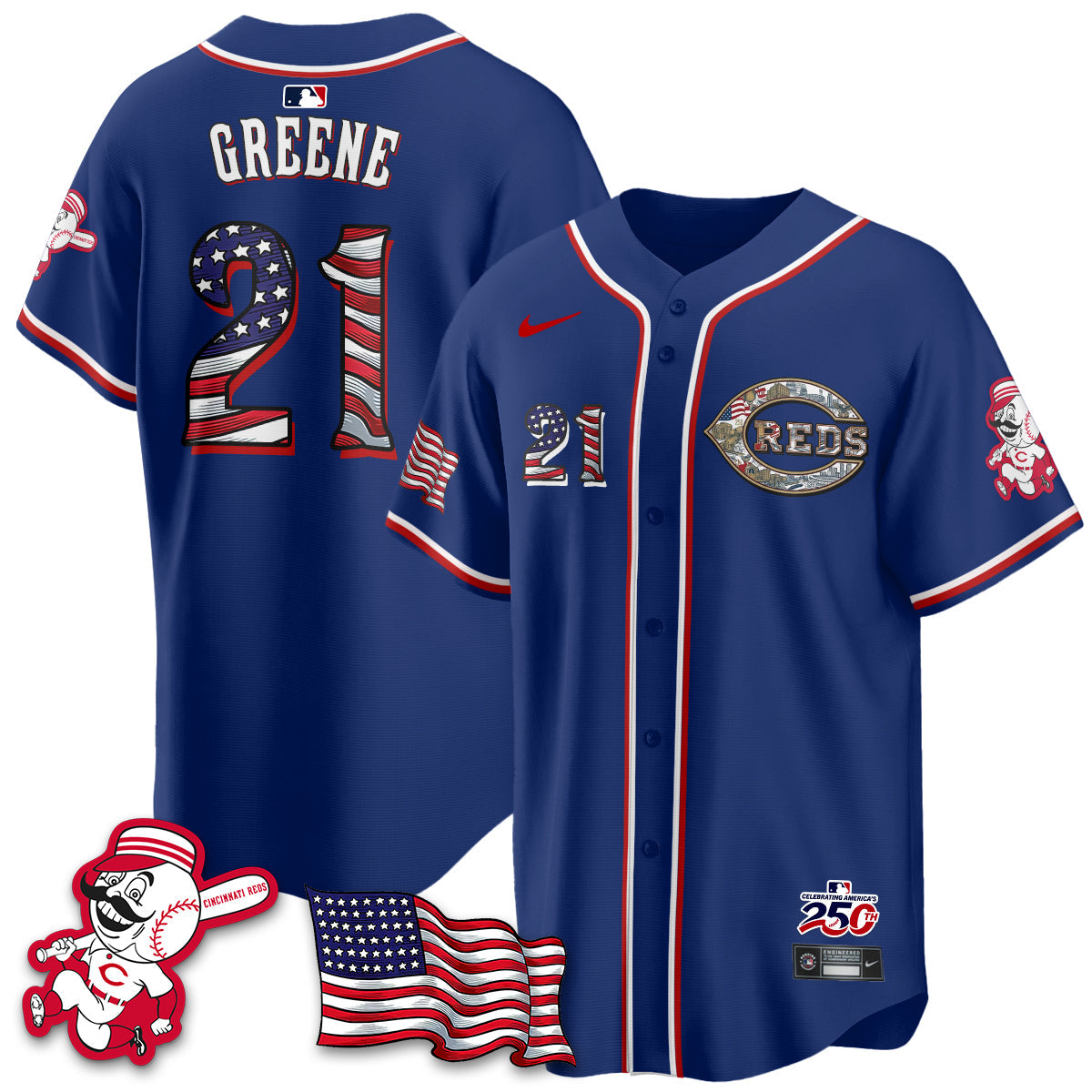 CIN 2026 Independence Day USA Vapor Limited Jersey - Stitched-NQD