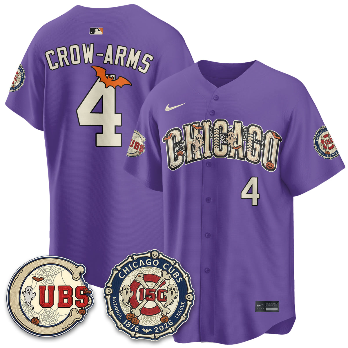 Chicago Cubs Halloween 2026 Vapor Limited Jersey - Stitched