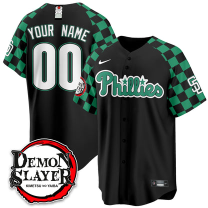 PHI Demon Slayer Vapor Limited Custom Jersey - Stitched