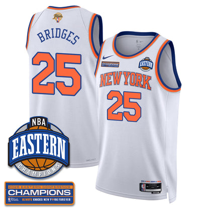 NYK 2026 NBA Eastern Conference Champions Vapor Jersey - Stitched-NQD