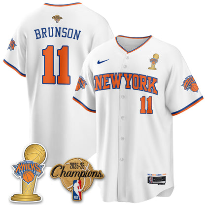 NYK 2026 NBA Champions Vapor Jersey - Stitched-NQD