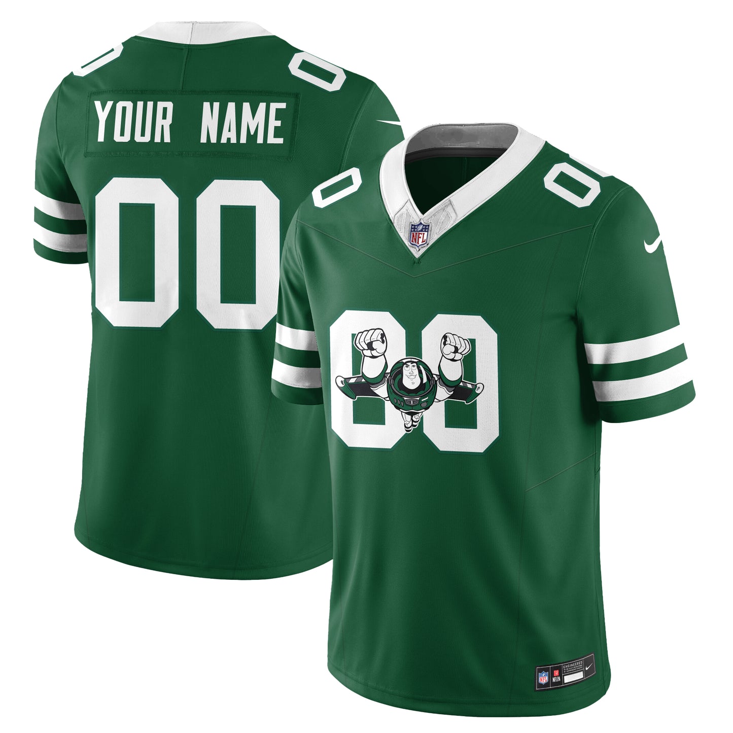 New York Jets x Infinity & Beyond Hero Edition Vapor Custom Jersey - Stitched