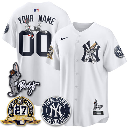 NYY Bunny Vapor Limited Custom Jersey - All Stitched-NQD