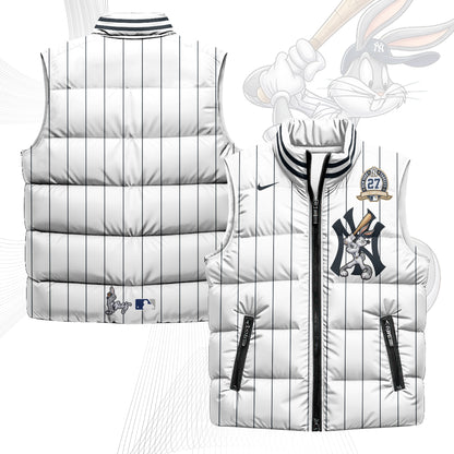 New York Yankees Edition Unisex Puffer Vest - Printed-NQD
