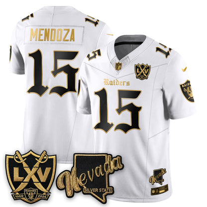 LVR Fernando Mendoza No.1 #15 Gothic Edition Jersey - Stitched V2-NQD