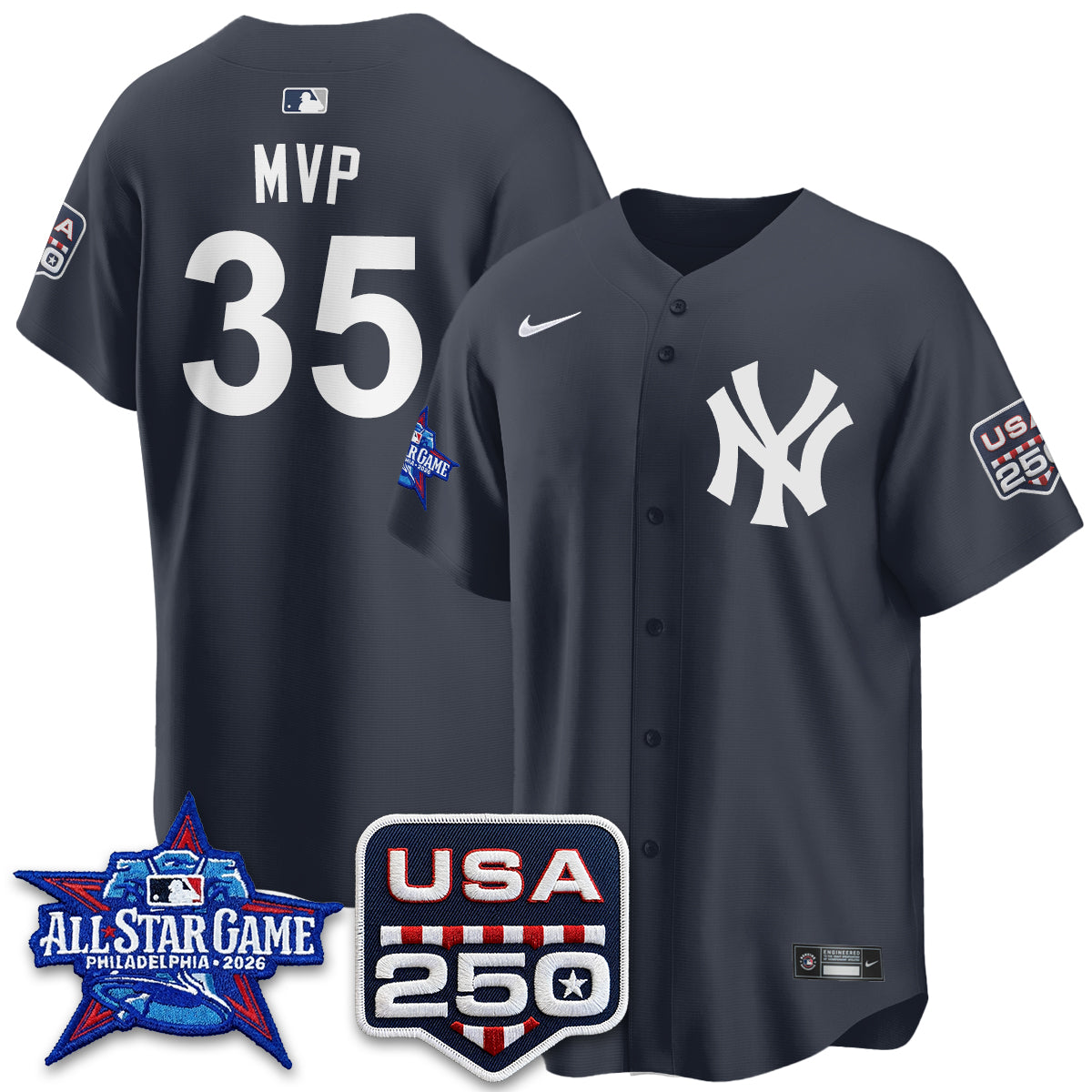 NYY 2026 All Star MVP Edition Vapor Jersey - Stitched-NQD