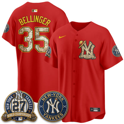 NYY x OP Japanese Cartoon Limited Jersey -  Stitched-NQD
