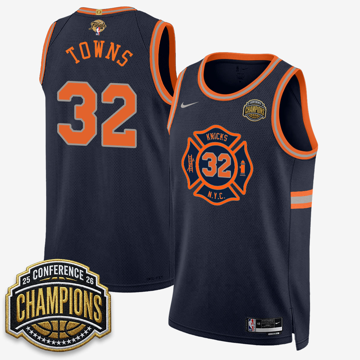 New York Knicks 2026 NBA Finals City Edition Jersey V3- Stitched