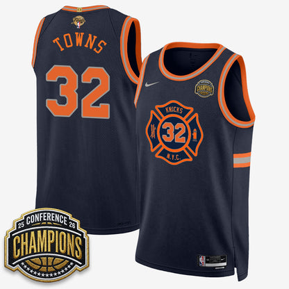New York Knicks 2026 NBA Finals City Edition Jersey V3- Stitched