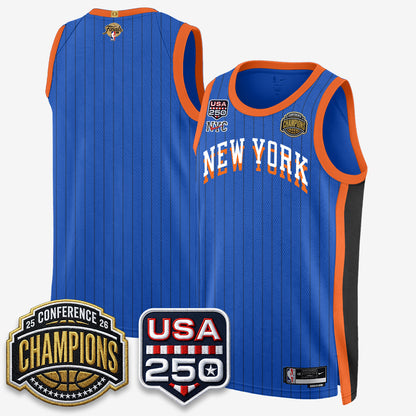 NYK 2026 NBA Eastern Conference Champions City Edition Jersey V2- Stitched