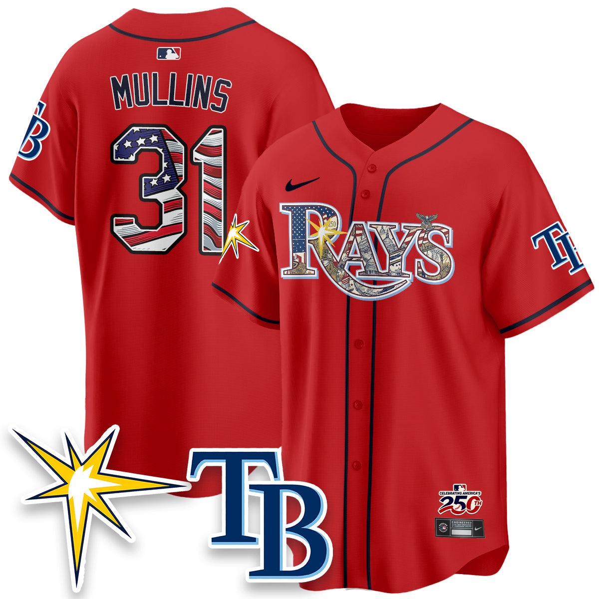 TB Independence Day USA 2026 Vapor Limited Jersey - Stitched-NQD