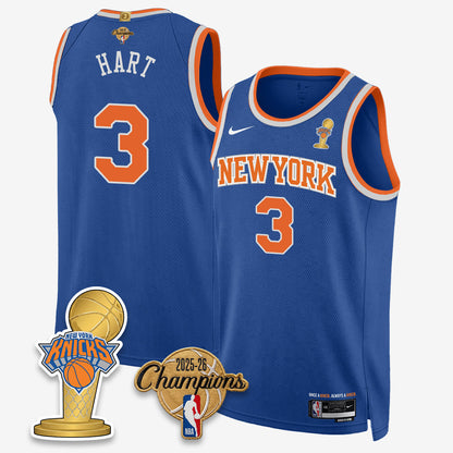 NYK 2026 Basketball Champions Vapor Jersey - Stitched-NQD
